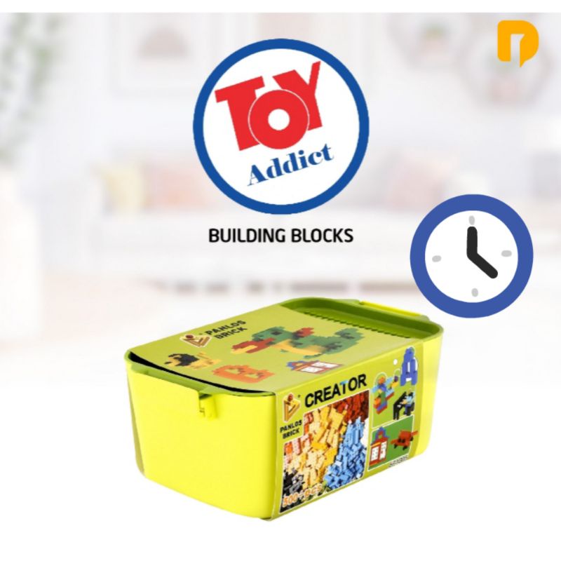 Toy Addict Balok- Mainan Balok Anak - Mainan Balok Kreatif - Lego Balok