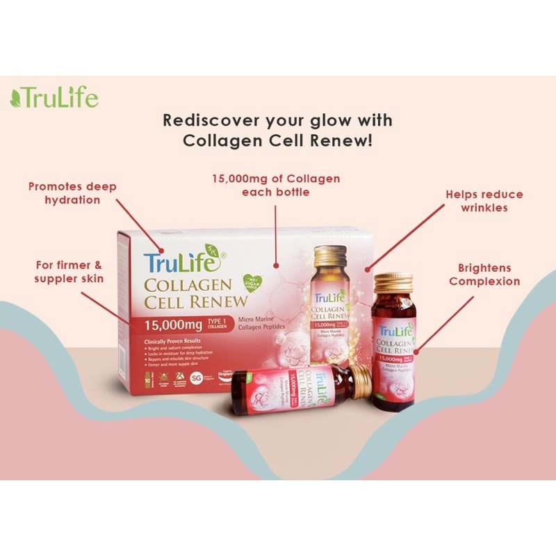 Trulife Collagen Cell Renew 1500mg 1 botol 50ml