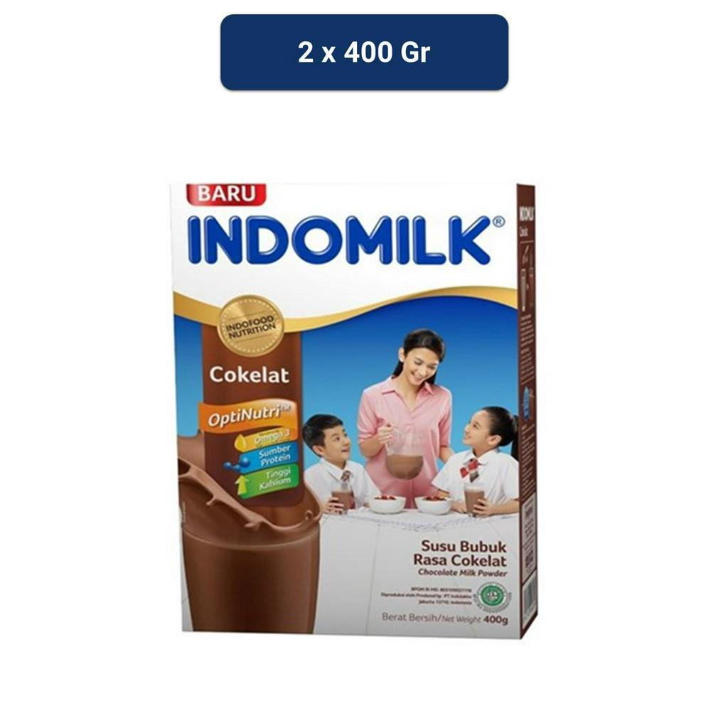 

Indomilk Coklat Susu Bubuk Box 400 gr x 2
