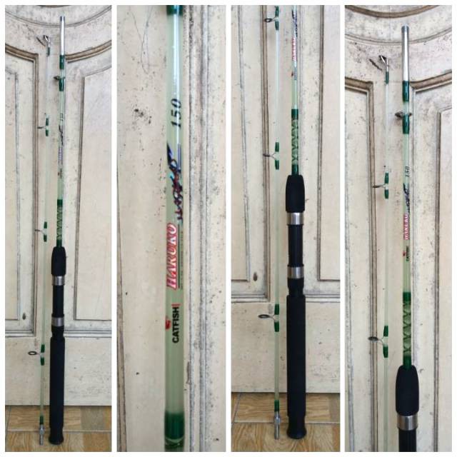 Joran Fiber Glass Catfish HARUKO Panjang 1 5 meter Dilengkapi DRAT pada Sambungan