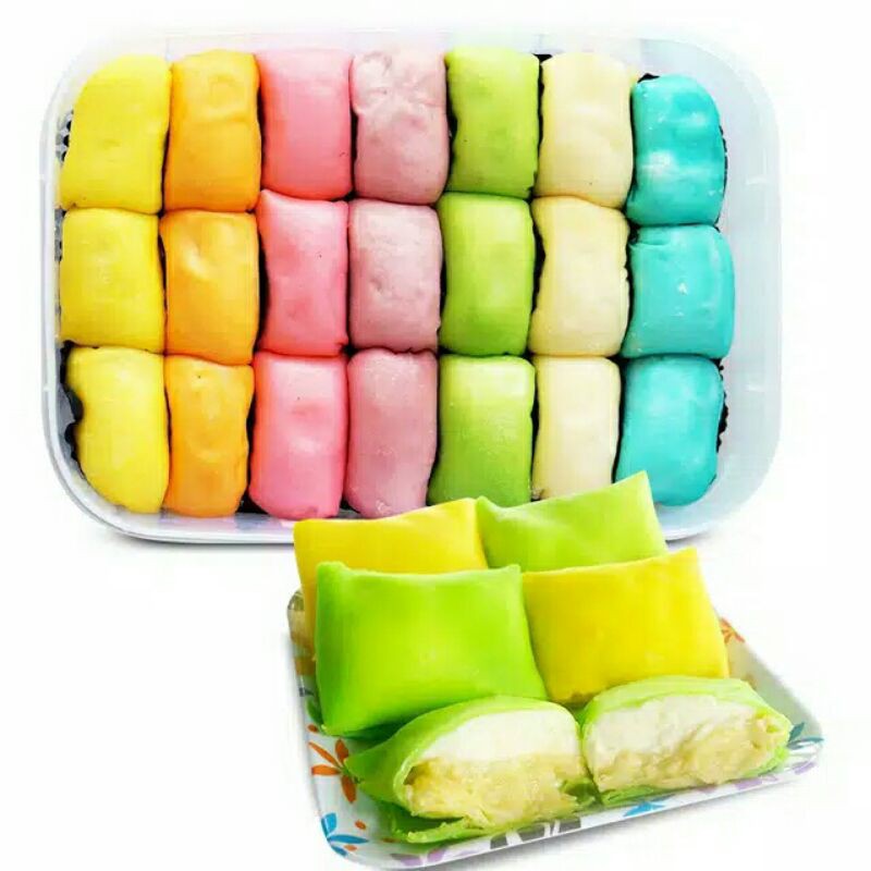

Pancake Durian Rainbow Mini isi 21