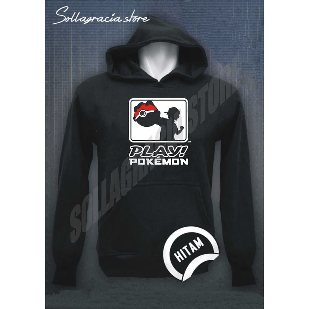 POKEMON GO PLAY POKEMON JAKET SWEATER HOODIE JUMPER