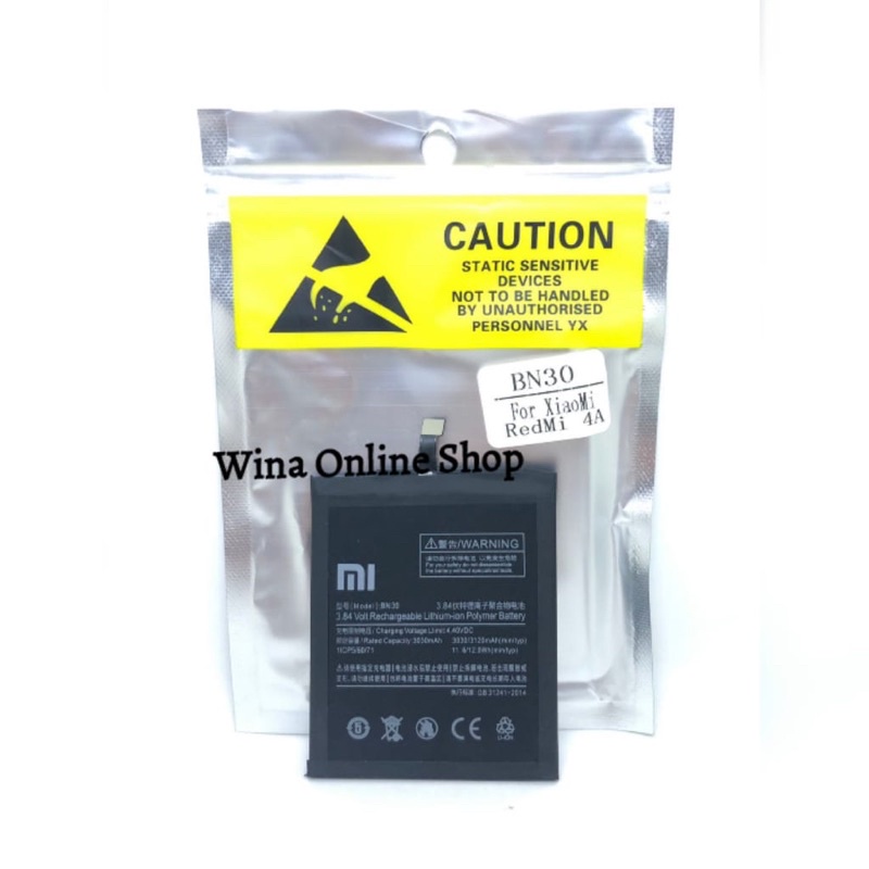 Baterai Redmi 4A Batre Xiaomi Redmi 4A Baterai xiaomi BN30