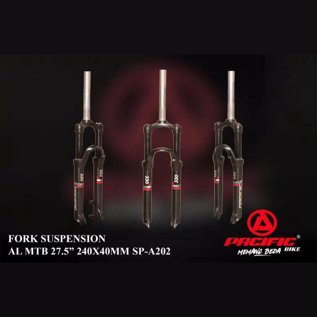 Fork Suspension MTB 27.5 Pacific X Race 330 SP-A202 Fork Sepeda