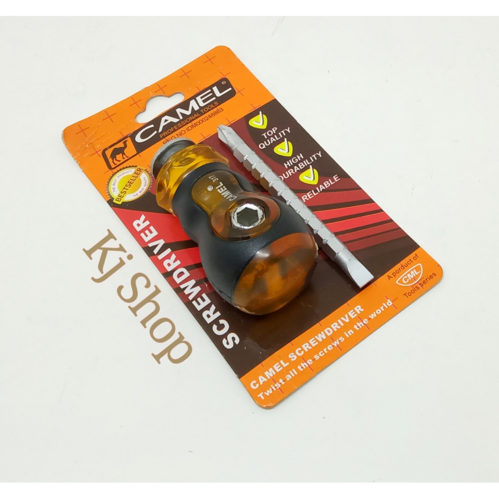 Obeng cebol camel / obeng bolak balik camel / obeng camel cebol