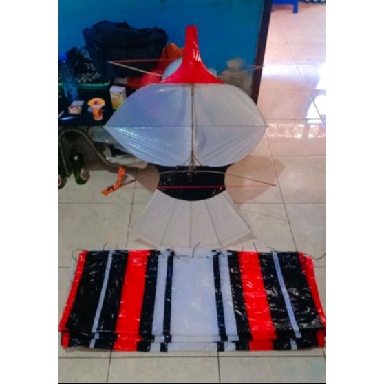 LAYANG LAYANG JAGGAN BALI LAYANG LAYANG JANGGAN BALI SAYAP 1.3 METER HANYA RANGKA