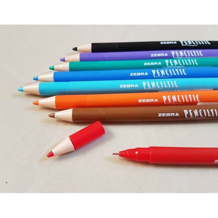 Zebra Penciltic Fineliner Pulpen Pen Warna