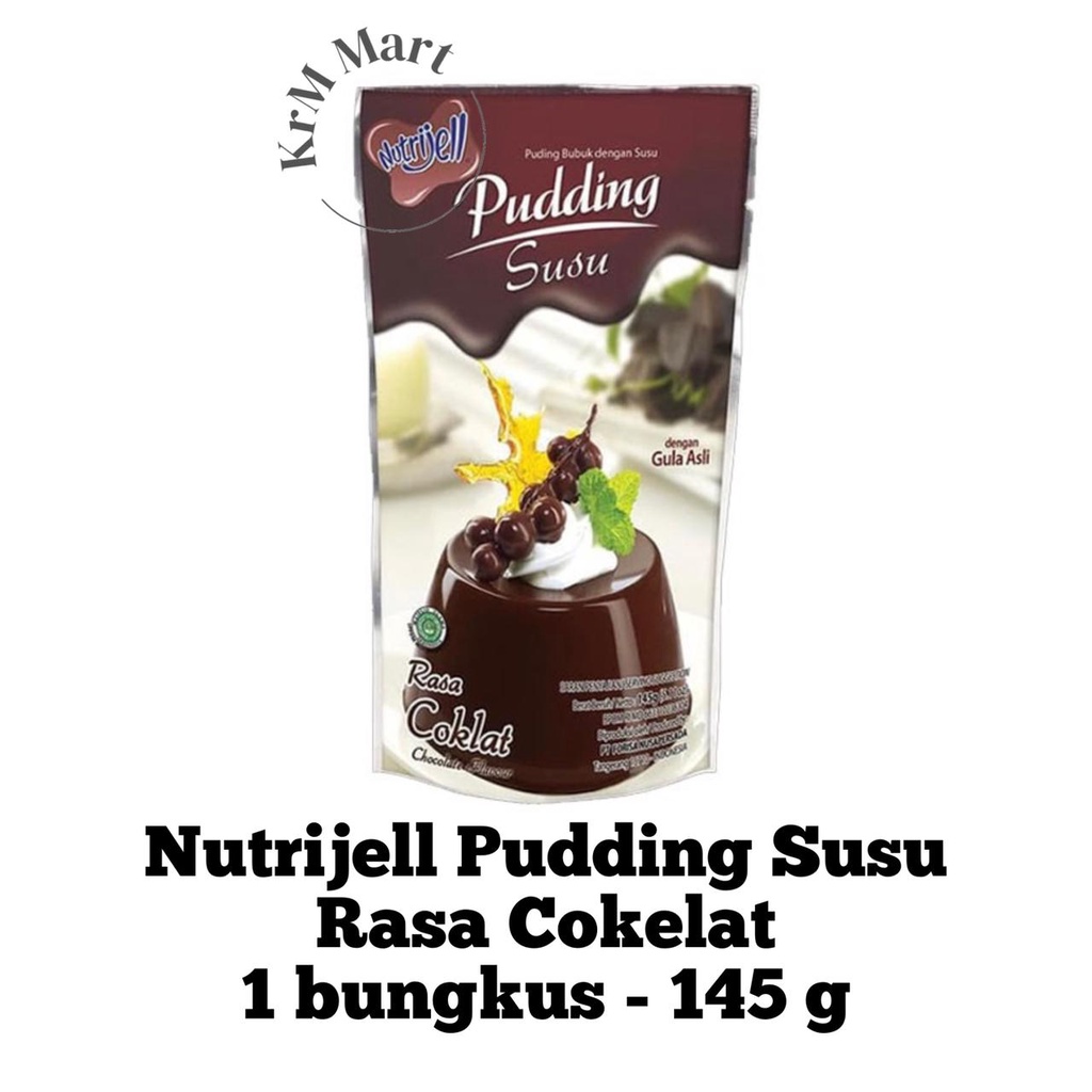 

Nutrijell Pudding Susu rasa Coklat 145 gr puding nutrijel cokelat