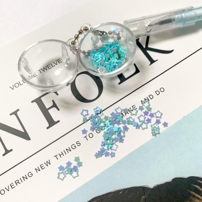 

pulpen gantungan pasir pantai kerang ajaib pen bolpen alat tulis COD