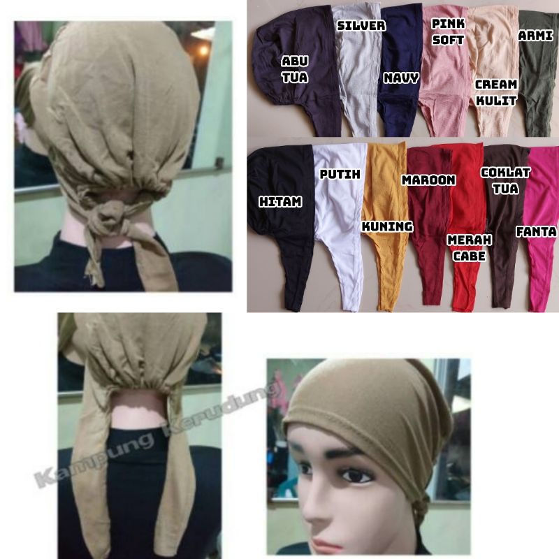 Ciput Ikat Kaos Murah Inner Dalaman Jilbab Kerudung Muslimah