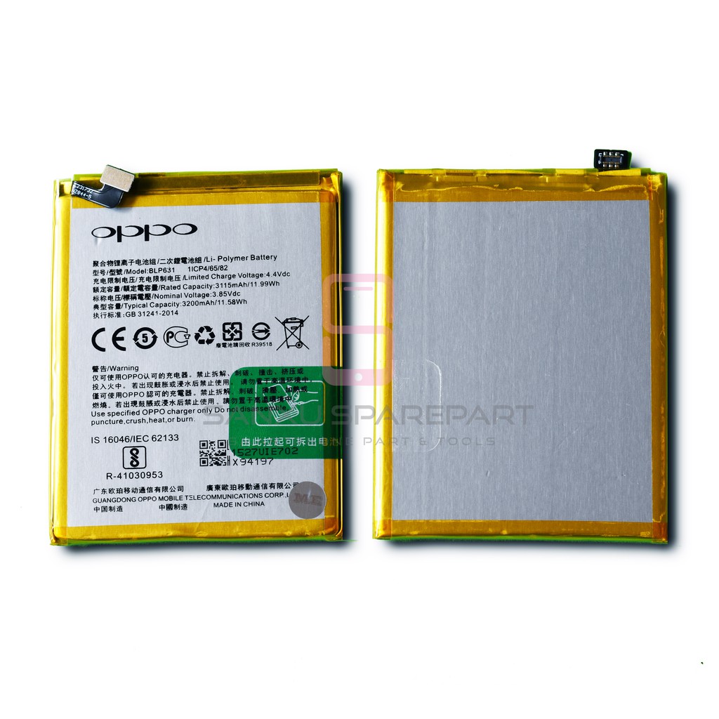 BATERAI BATRE OPPO F3 / F5 / BLP631