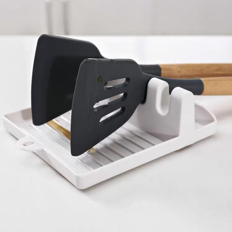 GM753 - Holder Peralatan Masak Rak Spatula/Alas Masak Sutil/Tutup Panci Multifungsi