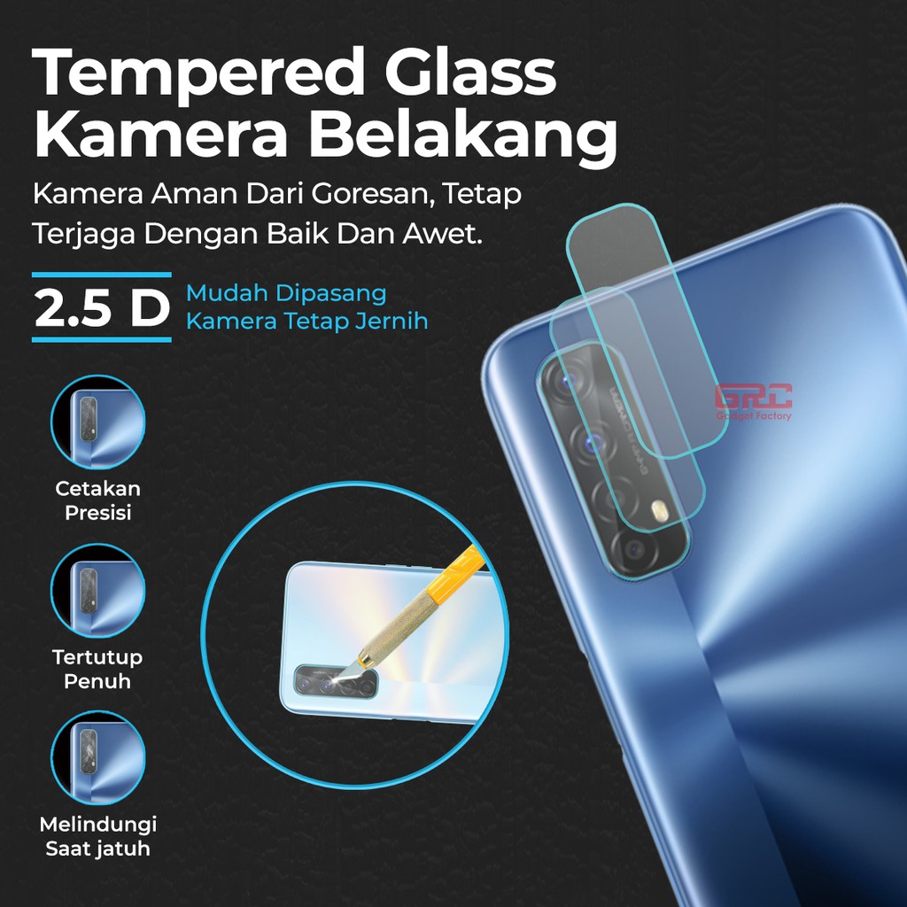 empered Glass Realme 7 HOGO Full Cover Anti Gores Kaca