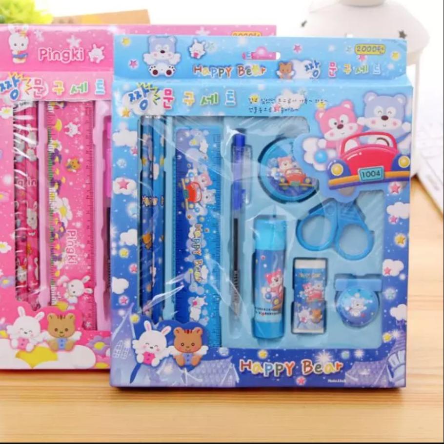 

❤[⚡PECIAL PRICE !!!]❤ Alat Tulis Kartun set untuk menggambar Cartoon Stationery Set produck terbaik