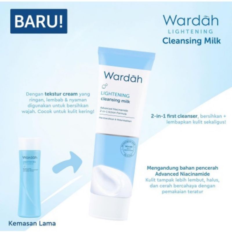 Wardah Lightening Milk Cleanser  100ml