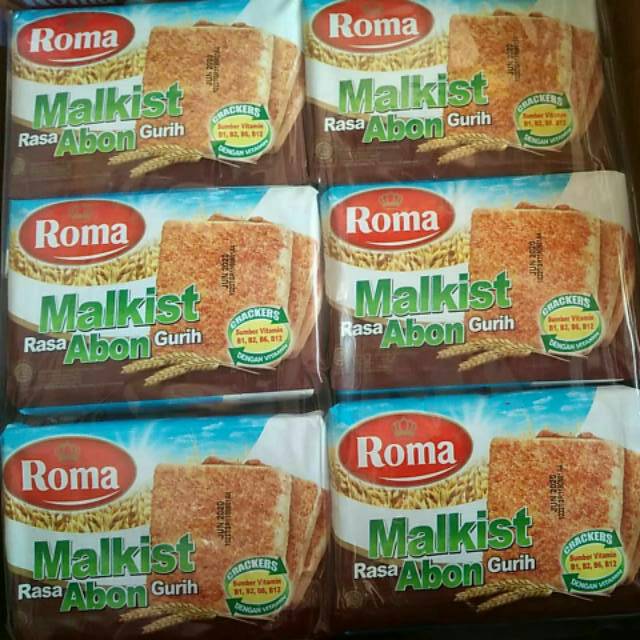 

Biskuit Roma Malkist Abon Crackers Cream Crackers Krim Cokelat Krim Keju