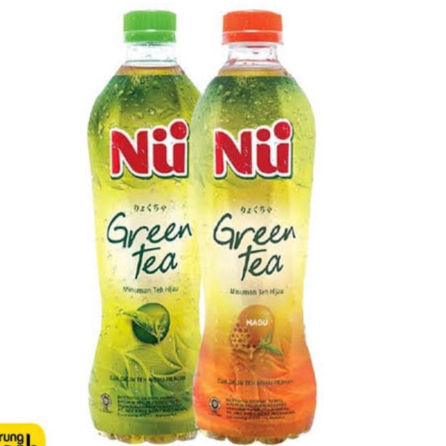 

NU green tea botol 450ml / 330ml honey / original