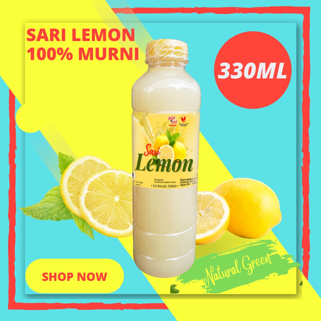 

SARI LEMON ASLI 100% PURE LEMON 330ML