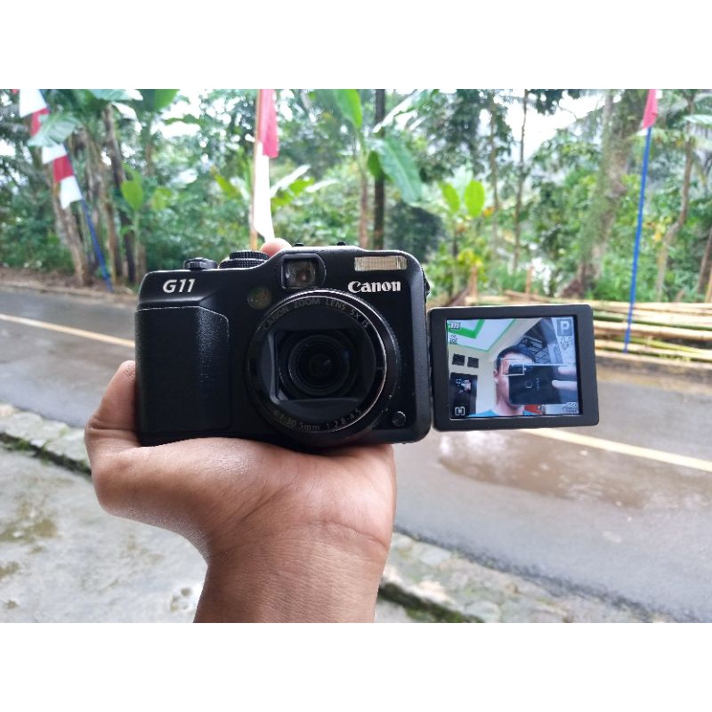 kamera pocket canon powershot G11 bekas second