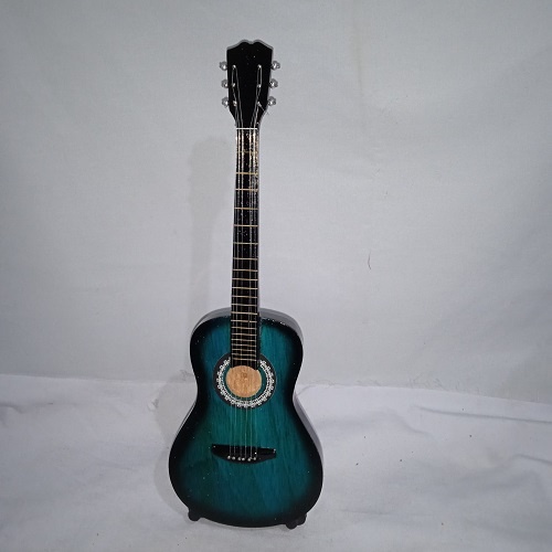 Miniatur Gitar Akustik / Acoustic Tinggi 25 cm Untuk Hiasan, Koleksi dan Pajangan Free Dudukan Warna Bisa Pilih