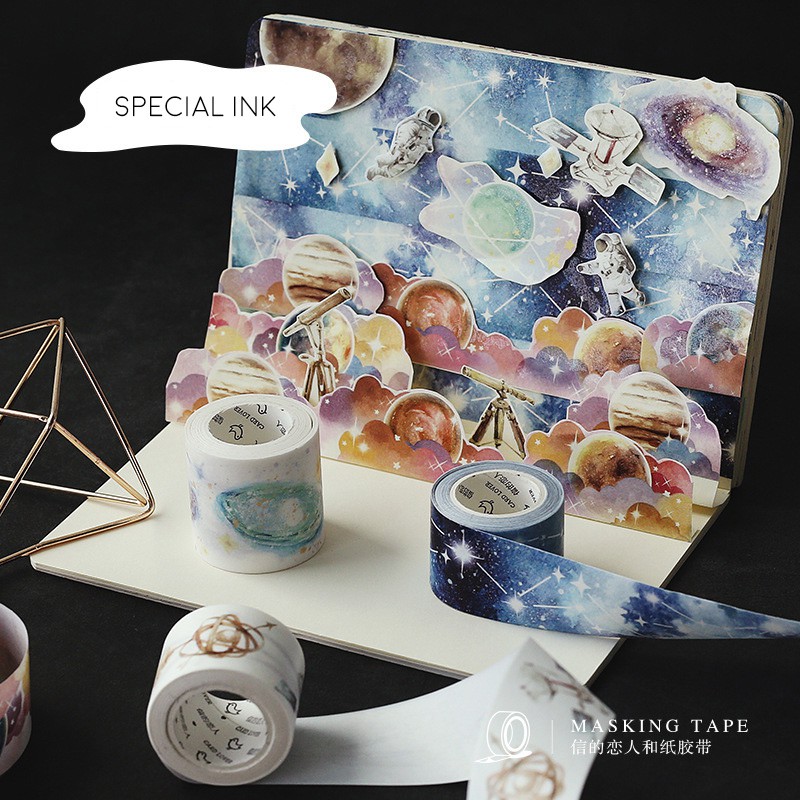 

Masking Tape Special Space Travel (Selotip Dekorasi)