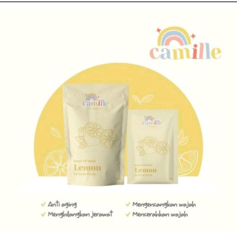 BPOM CAMILLE BEAUTY MASKER WAJAH 25 gr-4