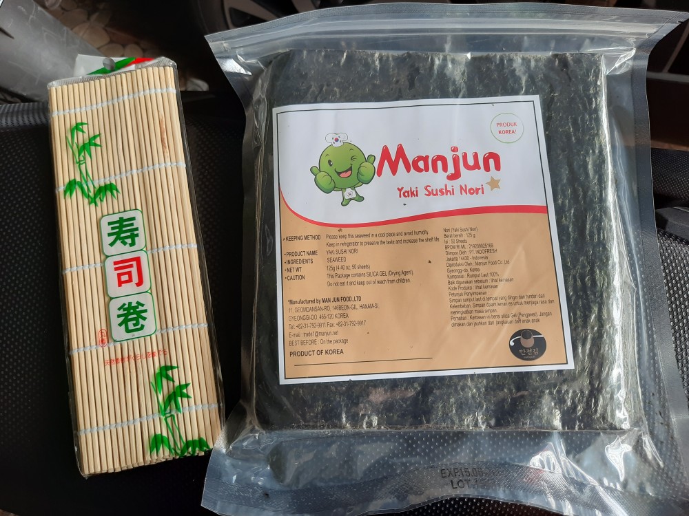 Sushi Mat Bambu Tikar Penggulung Sushi