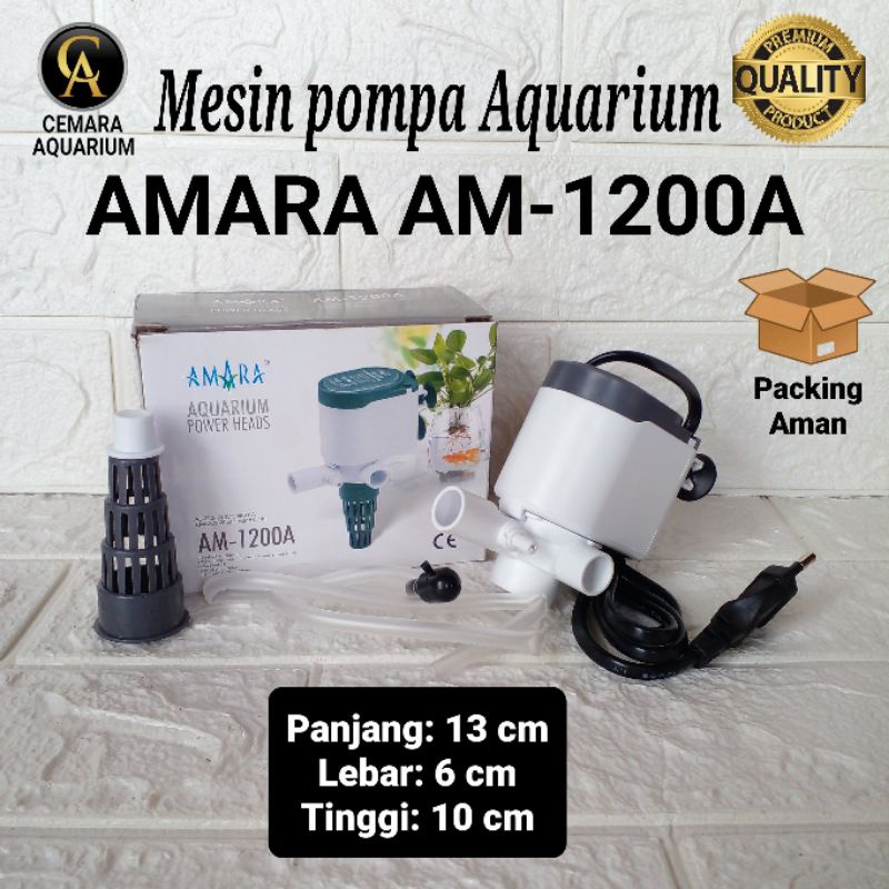 mesin pompa aquarium/ Amara AM-1200A/ pompa/ pompa aquarium/ pompa akuarium/ pompa air aquarium/ pom