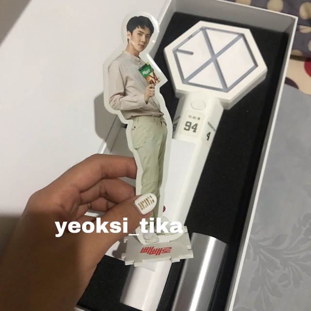 Lightstick Exo second - FREE official stande sehun from pepero
