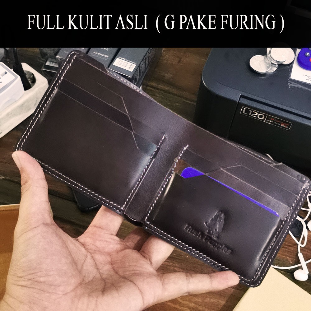 Dompet kulit asli FUll kulit Grain