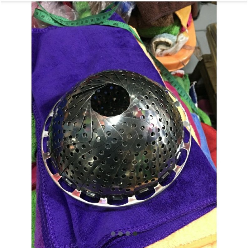 tempat kukusan stainless lubang lubang kecil