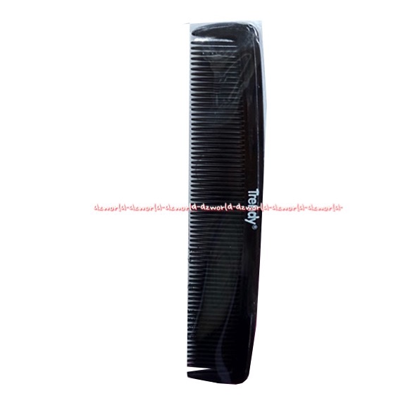 Trendy Hi-Comb Black Sisir Pria Gigi Rapat Trendi High Combs Hitam Hi Comb