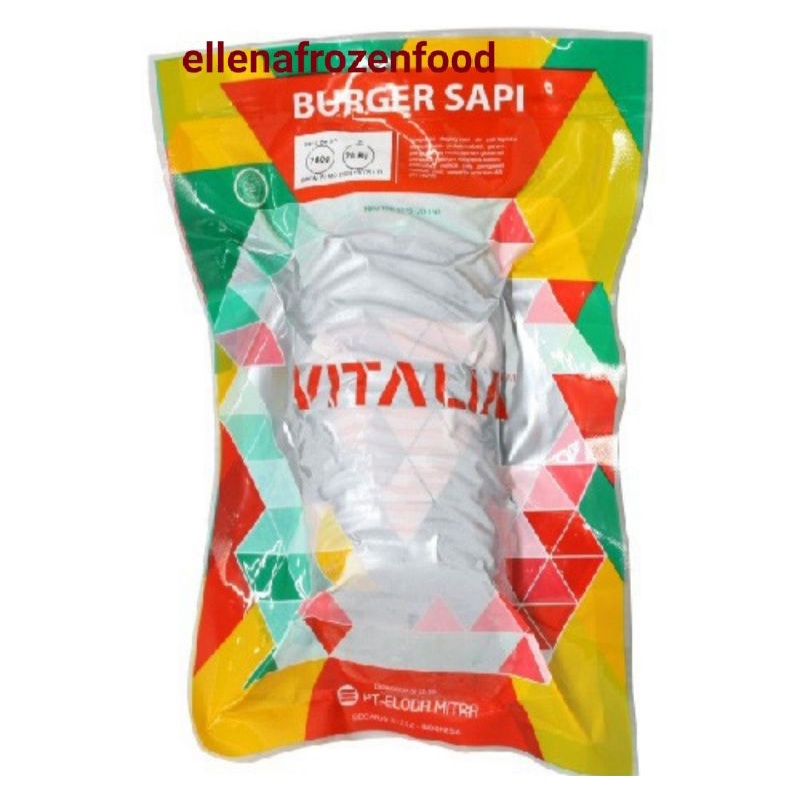 

Vitalia Beef Burger Isi 20 / Frozen Food