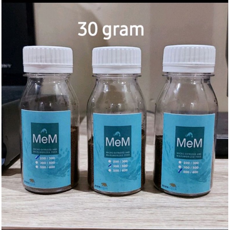 ORIGINAL Pelet Mem prime pakan ikan kecil, guppy, cupang