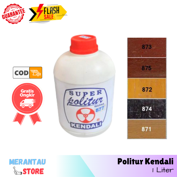 [1 LITER] Politur Super Kemudi Cat Politur Kayu Kendali Plitur Pintu Kayu Jendela Mebel Kayu