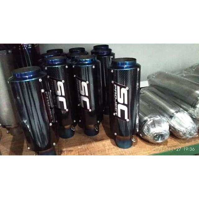 Knalpot Sc Project Fullset ninja 250cc