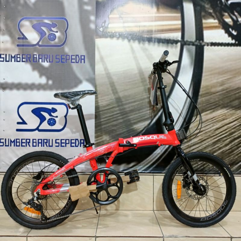 Sepeda Lipat Element Bosque 20 Inch 8 Speed