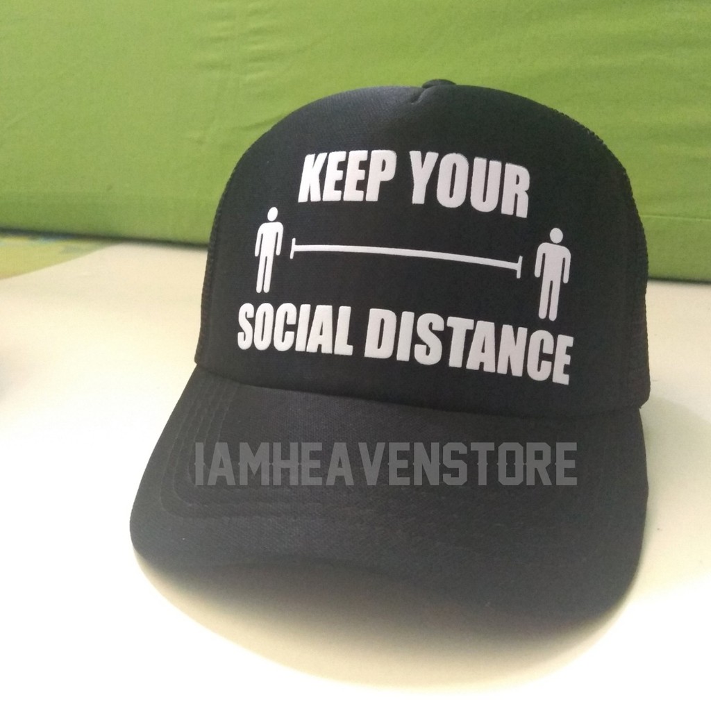 Topi Jaga Jarak Social Distance Corona