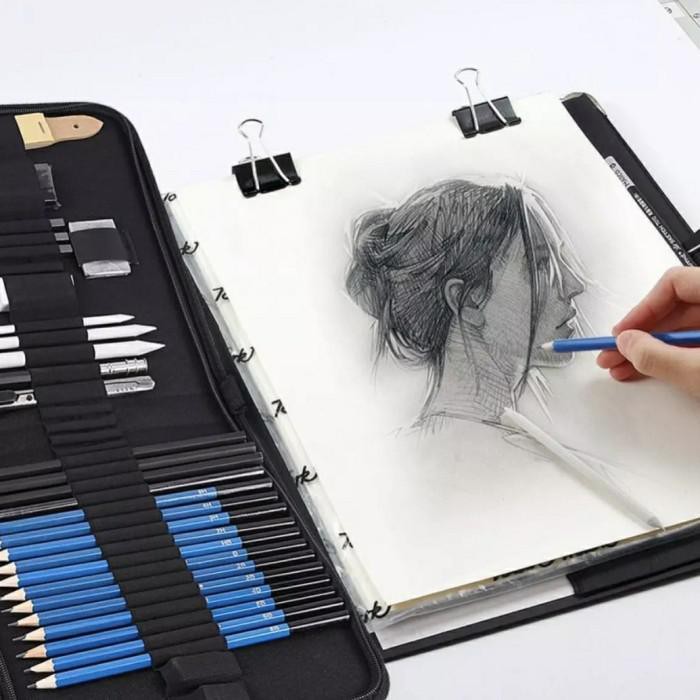 

Art / H&B Drawing & Sketching Pencils 33 Set + Free Sketch Pad