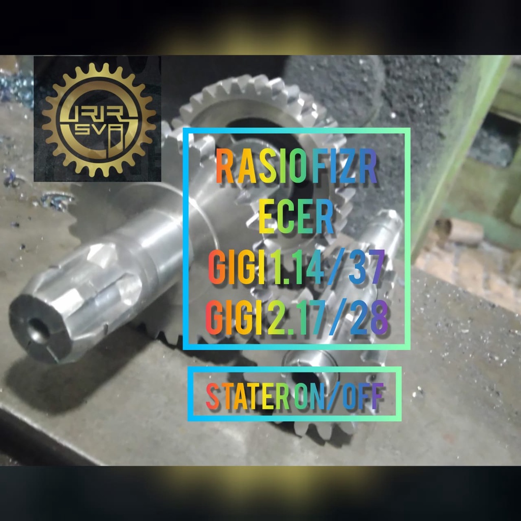 Gigi Rasio Gear Ratio Gir Rasio Yamaha F1ZR (FIZR) (FIZ R) (Force 1) Road Racing & Touring Ecer Gigi