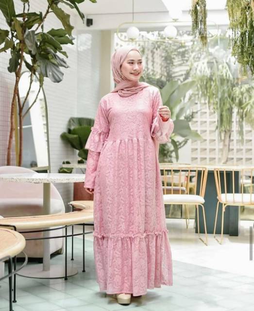 Karina Maxi Dress Full Brukat