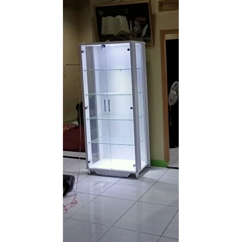 rak susun kaca hias tas pajangan dll