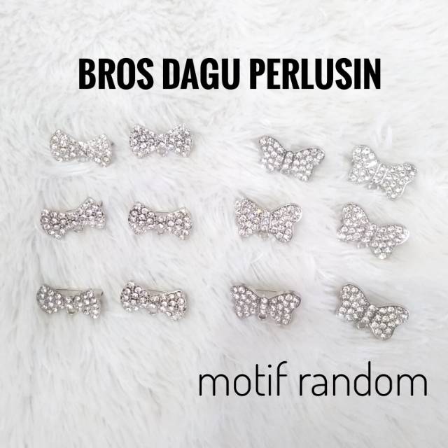 MURAH!! Bros Dagu MUrah/Bros dagu/Bros/Bros Dagu murah / Bros Dagu Motif Random/Bros/Kancing Jilbab