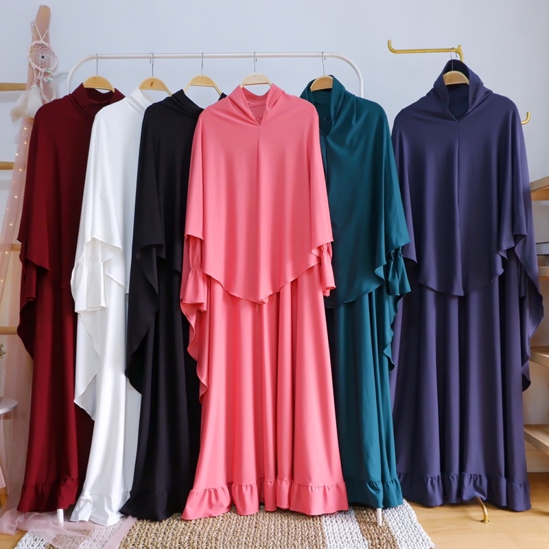 Biyya Basic Dress FREE Bergo - Daily Dress