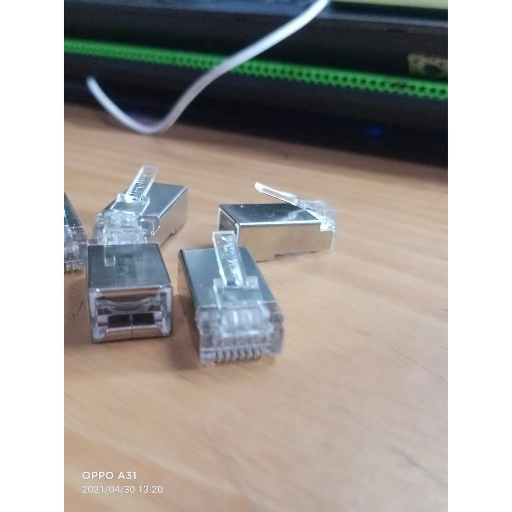 CONECTOR RJ45 CAT 6 BESI ORIGINAL ANTI GAGAL KONECTOR RJ45 CAT 6 ANTI GAGAL original