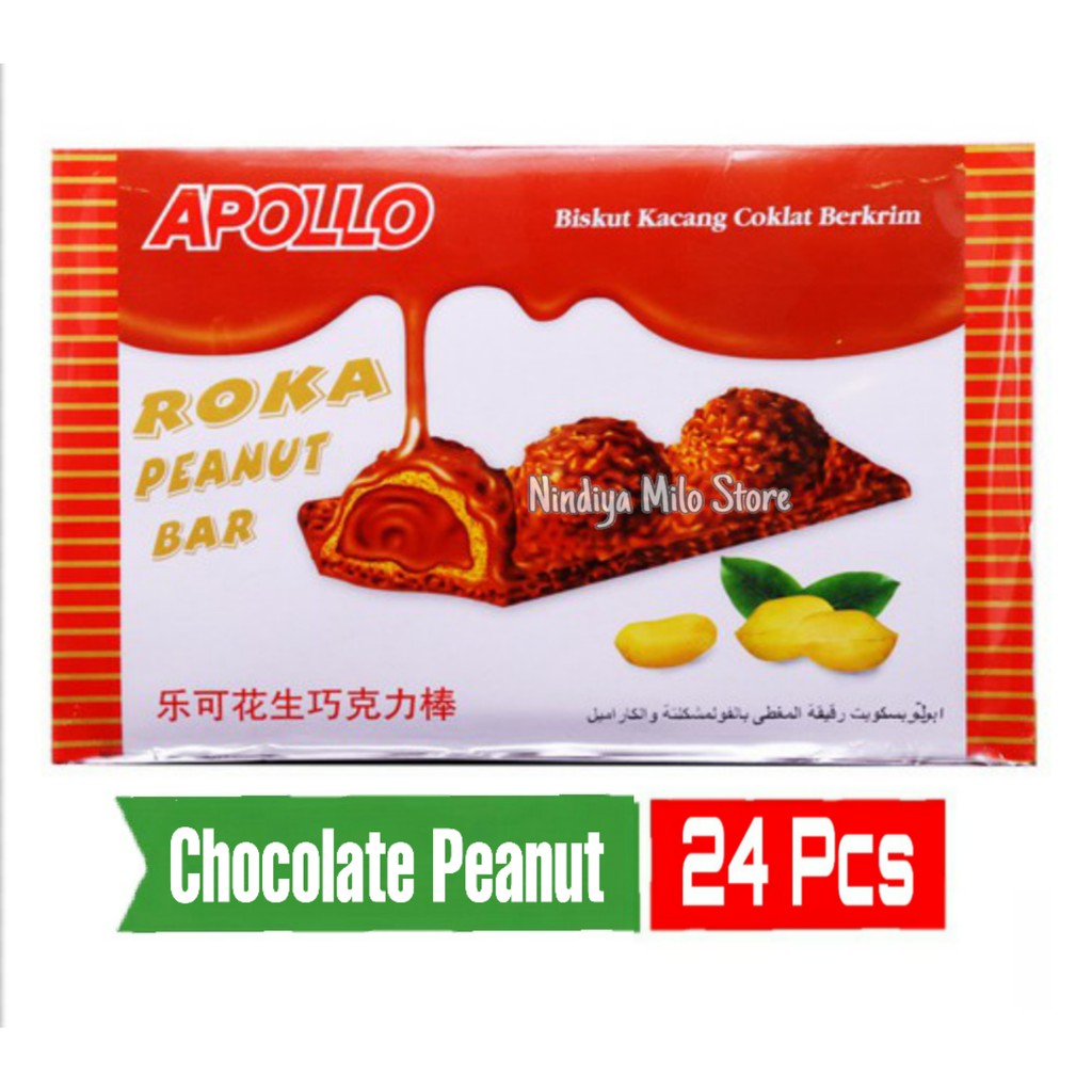 

Apollo Roka Peanut Bar Malaysia 24 pcs