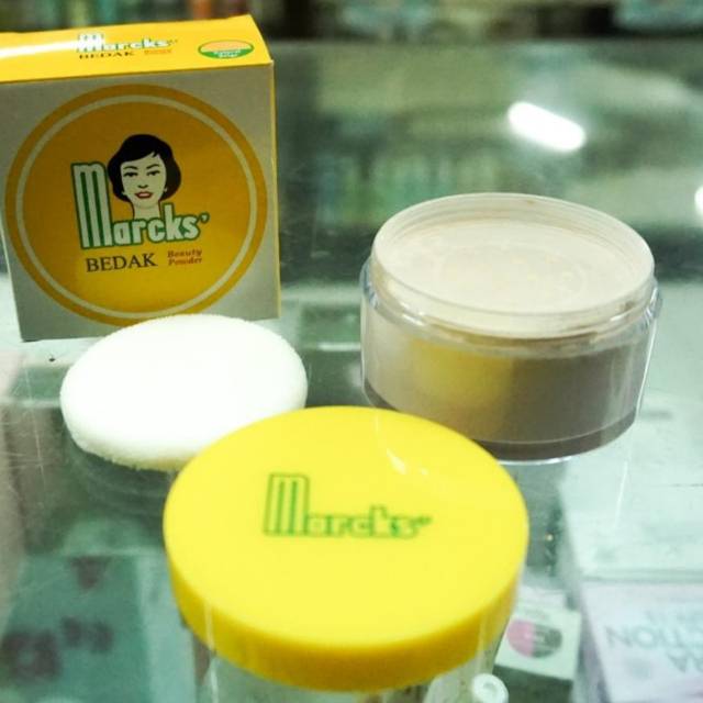 Bedak remaja Marks Beauty Powder tabur 40 gr