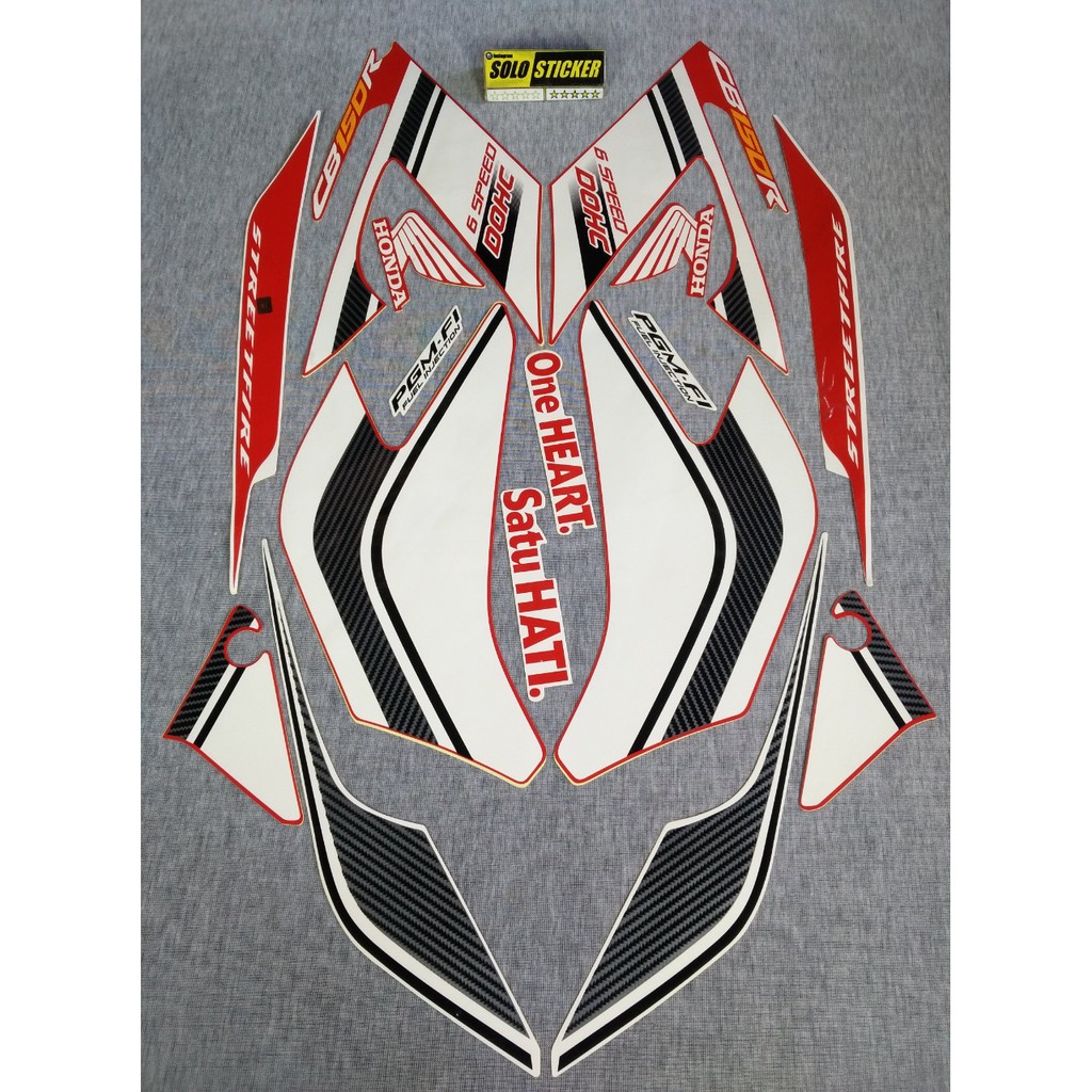 Bisa Cod Striping Sticker Standar Honda Cb 150r Special Edition