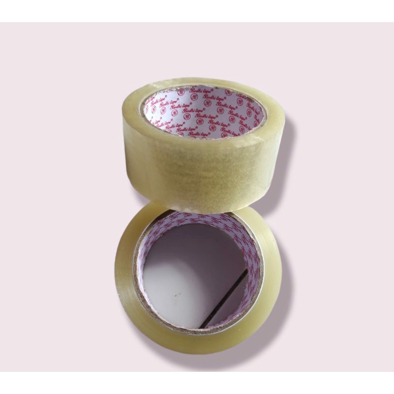 

Lakban bening 2pcs 100 yard