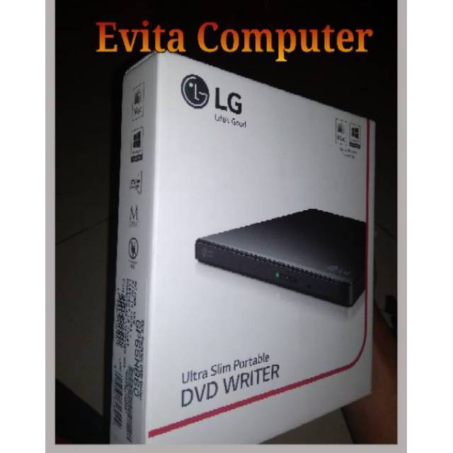 DVD RW External Ultra Slim Portable LG Original